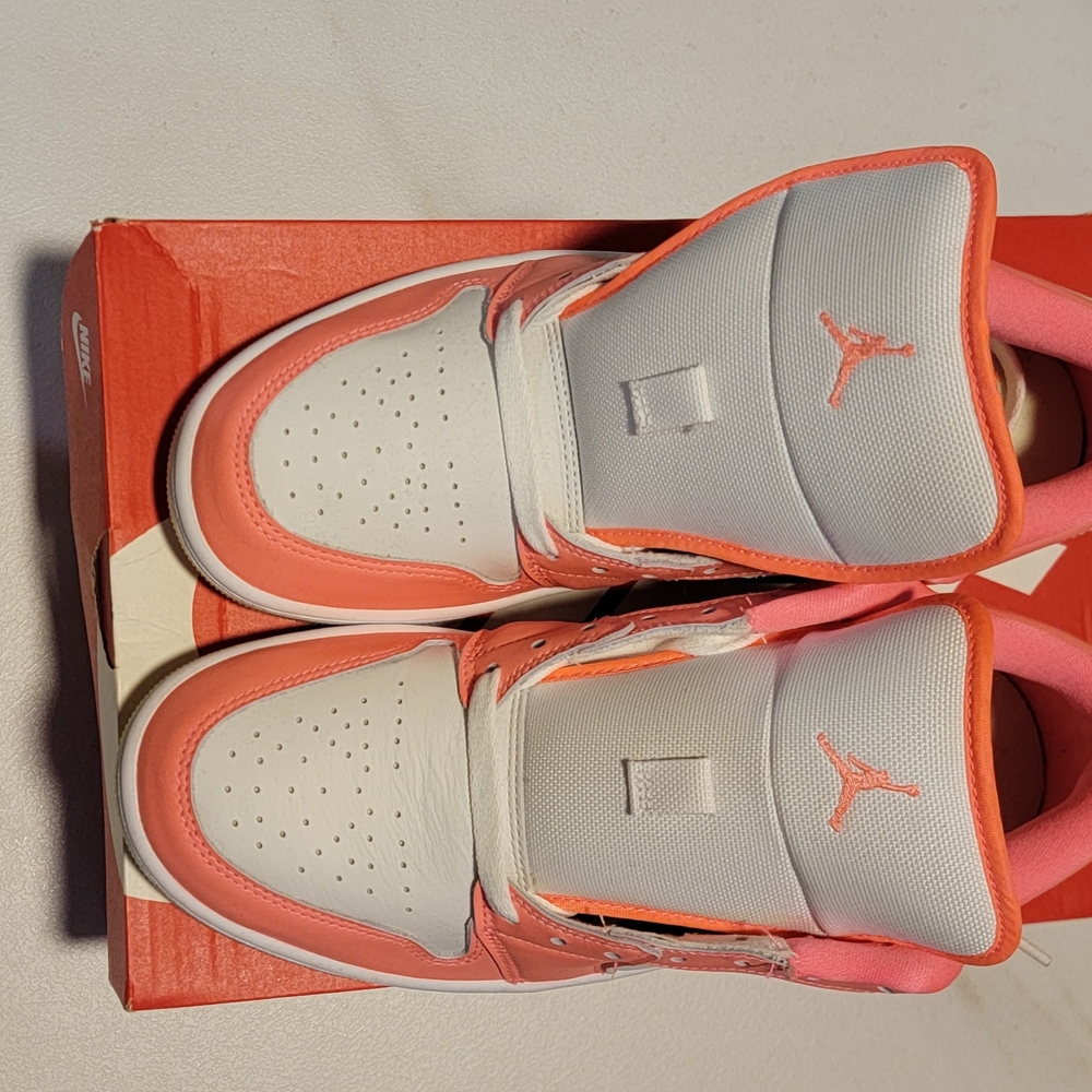 Nike Air Jordan Pink and White Sneakers